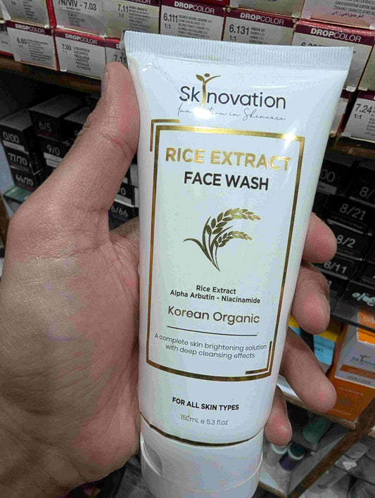 Skin innovation rice extract whitening face wash 150ml