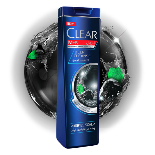 Clear Men shampoo 10×deep scalp cleanse anti-dandruff 400ml