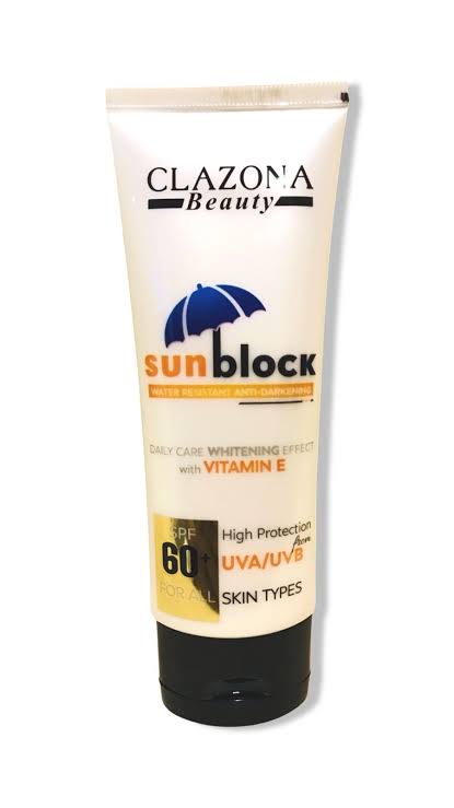 Clazona Sunblock SPF 90 with Vit E Water Resistant100ml