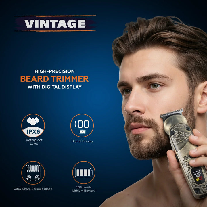 Tune Vintage Ultra-Sharp Ceramic Blade -TR401 beard trimmer