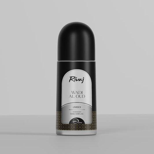 Rivaj wadi Al Oud unisex roll on 48 hours 50ml