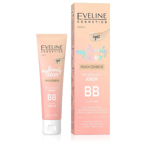 Eveline My Beauty Elixir Caring BB Cream Peach Cover 01 - Shade Light