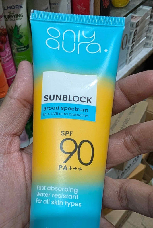 OnlyAura only aura sunblock SPF 90