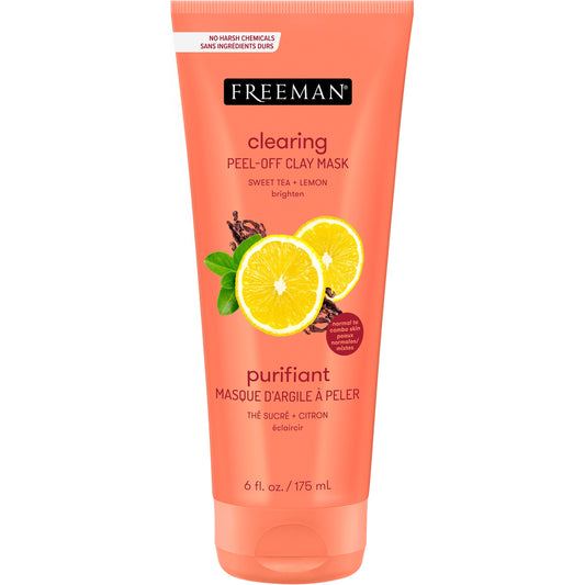 Freeman Clearing Sweet Tea & Lemon Peel Off Clay Mask 175ml