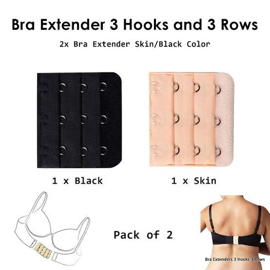 Bra extension 3 hooks