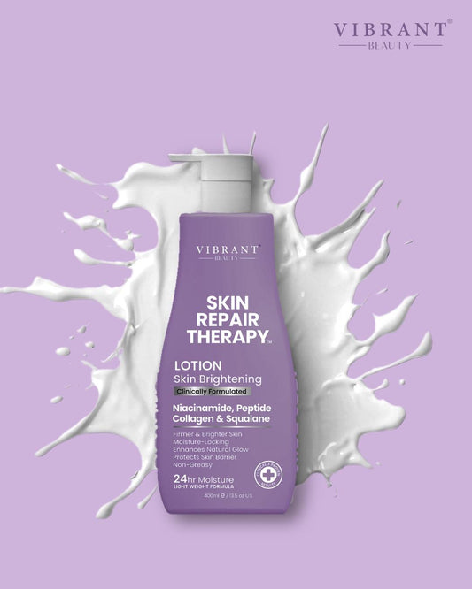 Vibrant moisturising lotion niacinamide,peptide, collagen,squalane