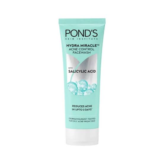 Ponds salicylic acid hydra miracle acne control face wash 100gm