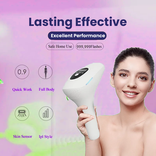 IPL Laser Hair Removal Machine SM-888 - Permanent Female Hairs Removing Pulsed Light Electric Depilatory Device For Facial