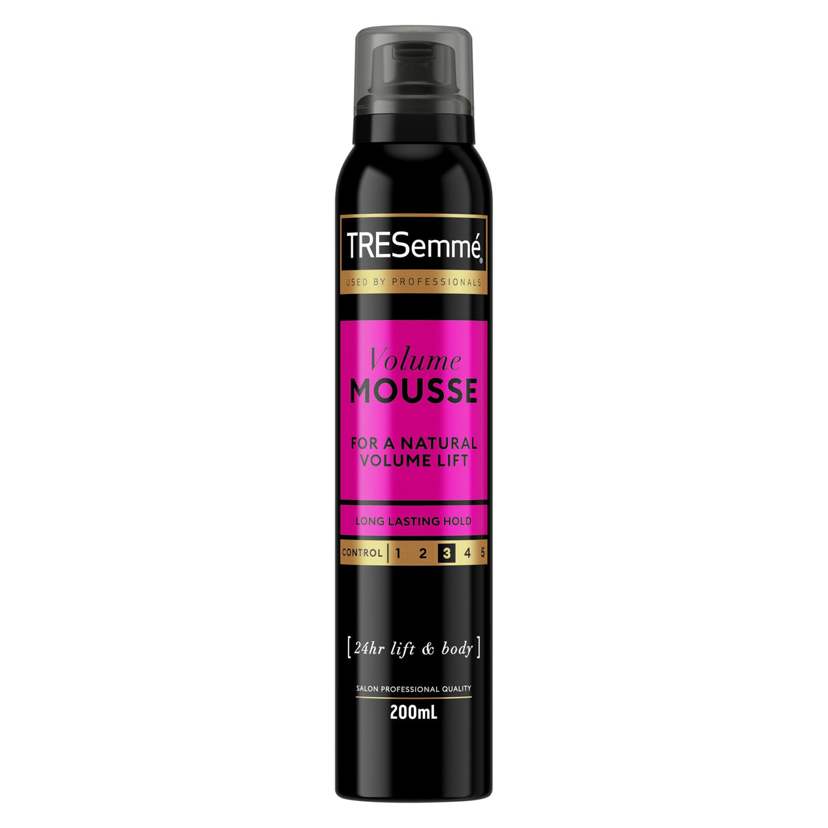 Tresemme volume mousse for natural volume lift long lasting hold 200ml
