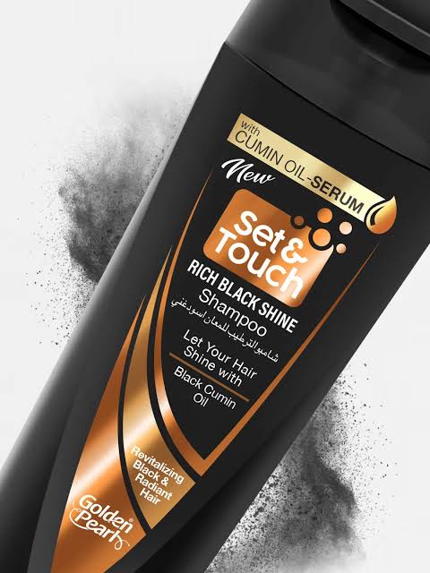 Golden Pearl Set and Touch - Rich Black Shine Shampoo 360ml