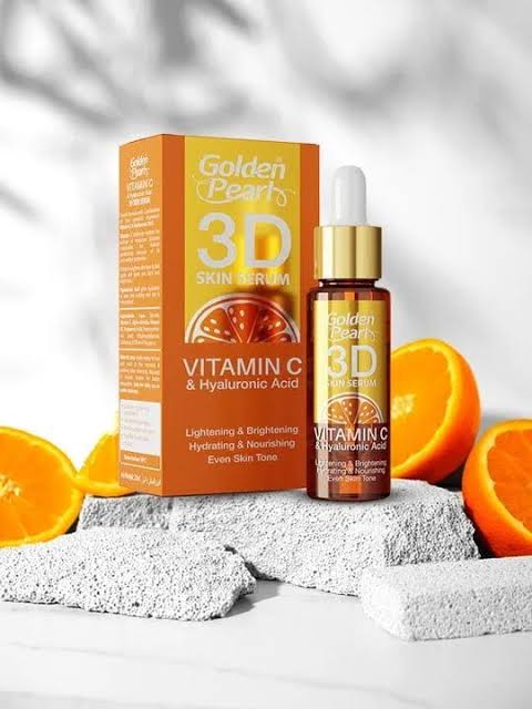 Golden pearl Vit c hyaluronic acid face serum 30ml
