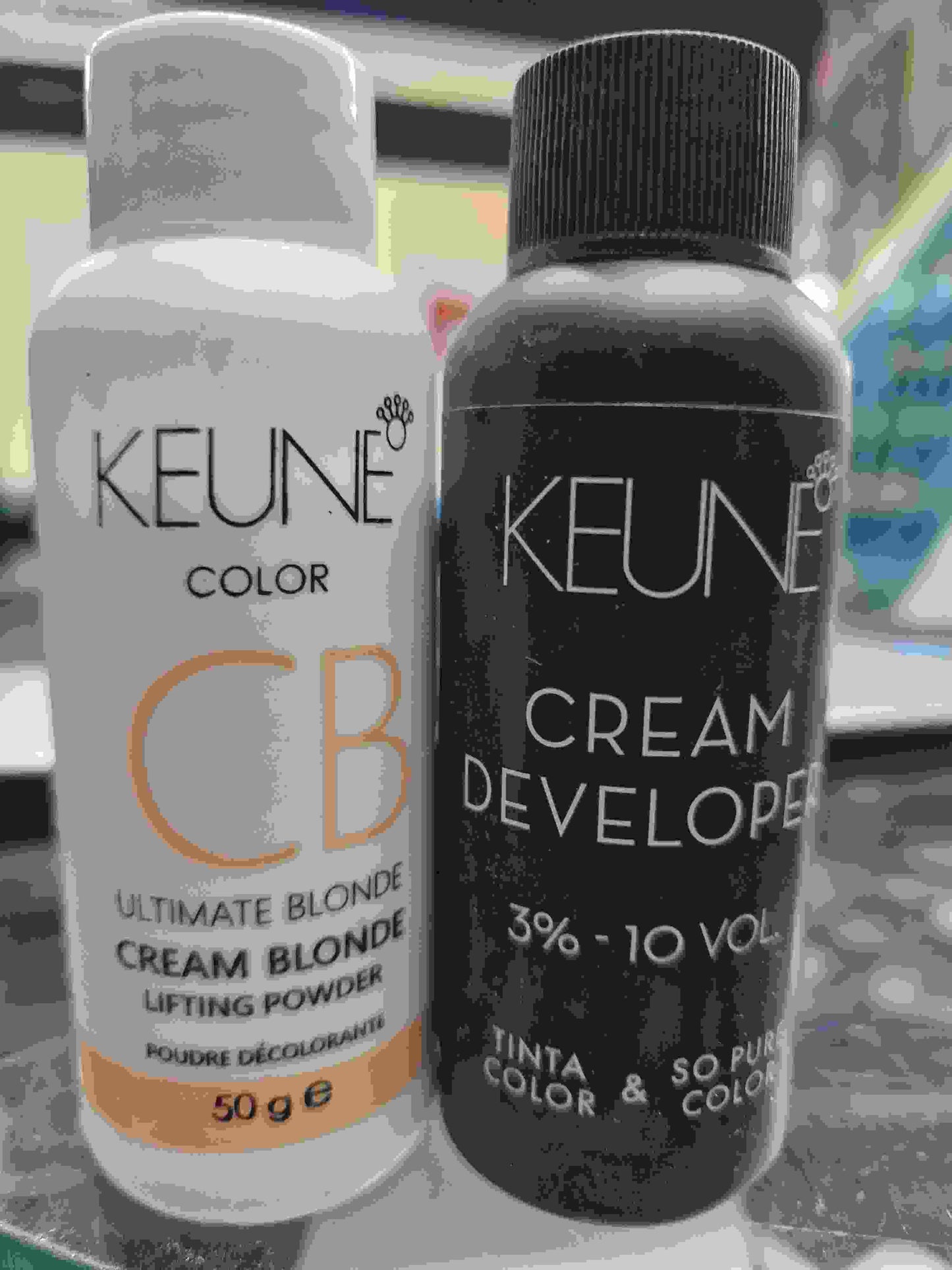 Keune face Bleach powder50gm,Activator60ml