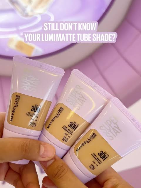 Maybelline superstay foundation tube