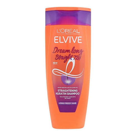 Loreal shampoo dream long straight 72hrs keratin 175ml