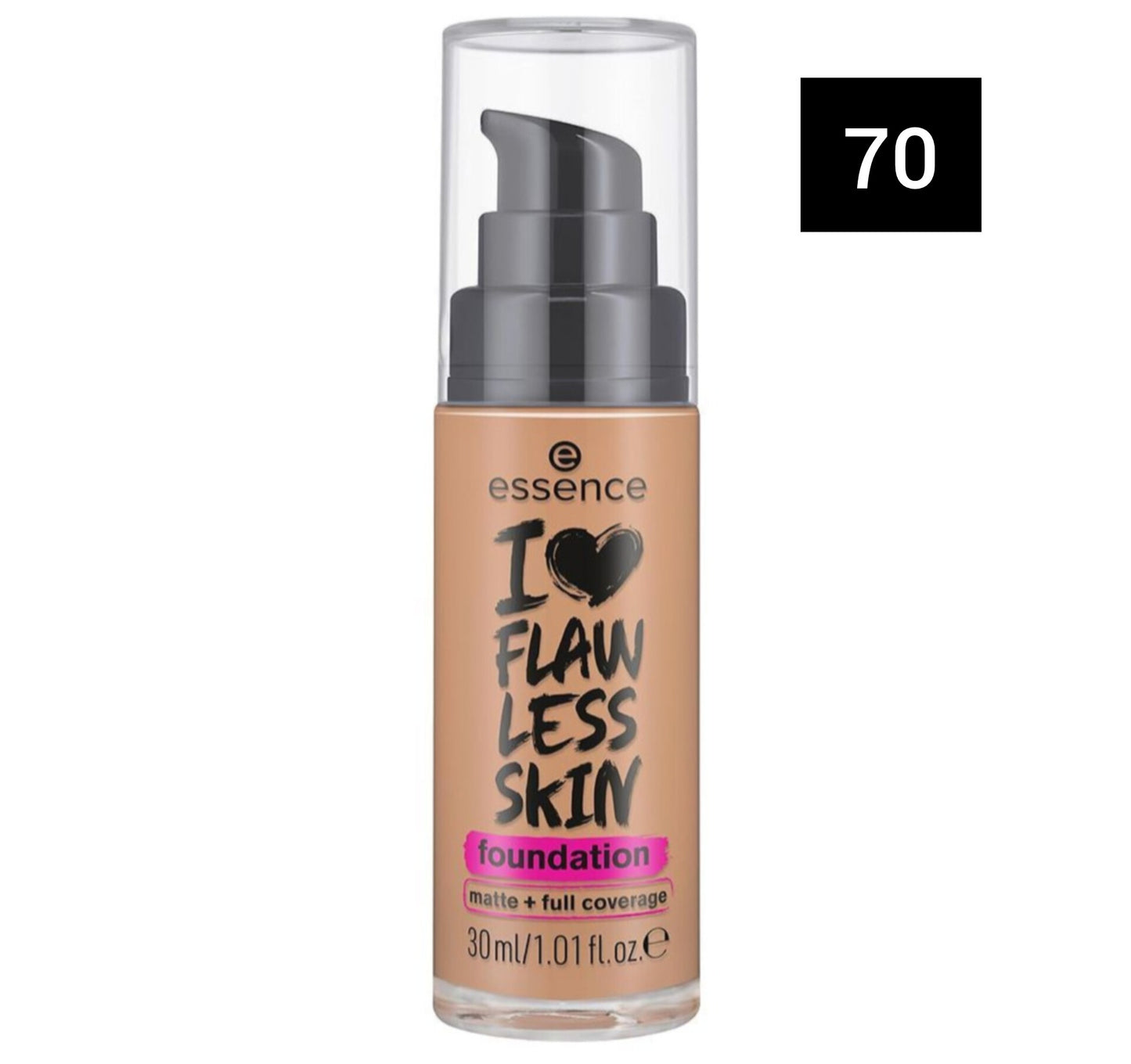 Essence i love flawless skin foundation matte+full coverage 30ml