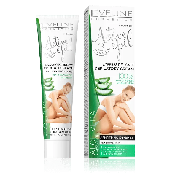 Eveline Depilatory Aloe Vera Cream Sensitive 125ml hair removing cream