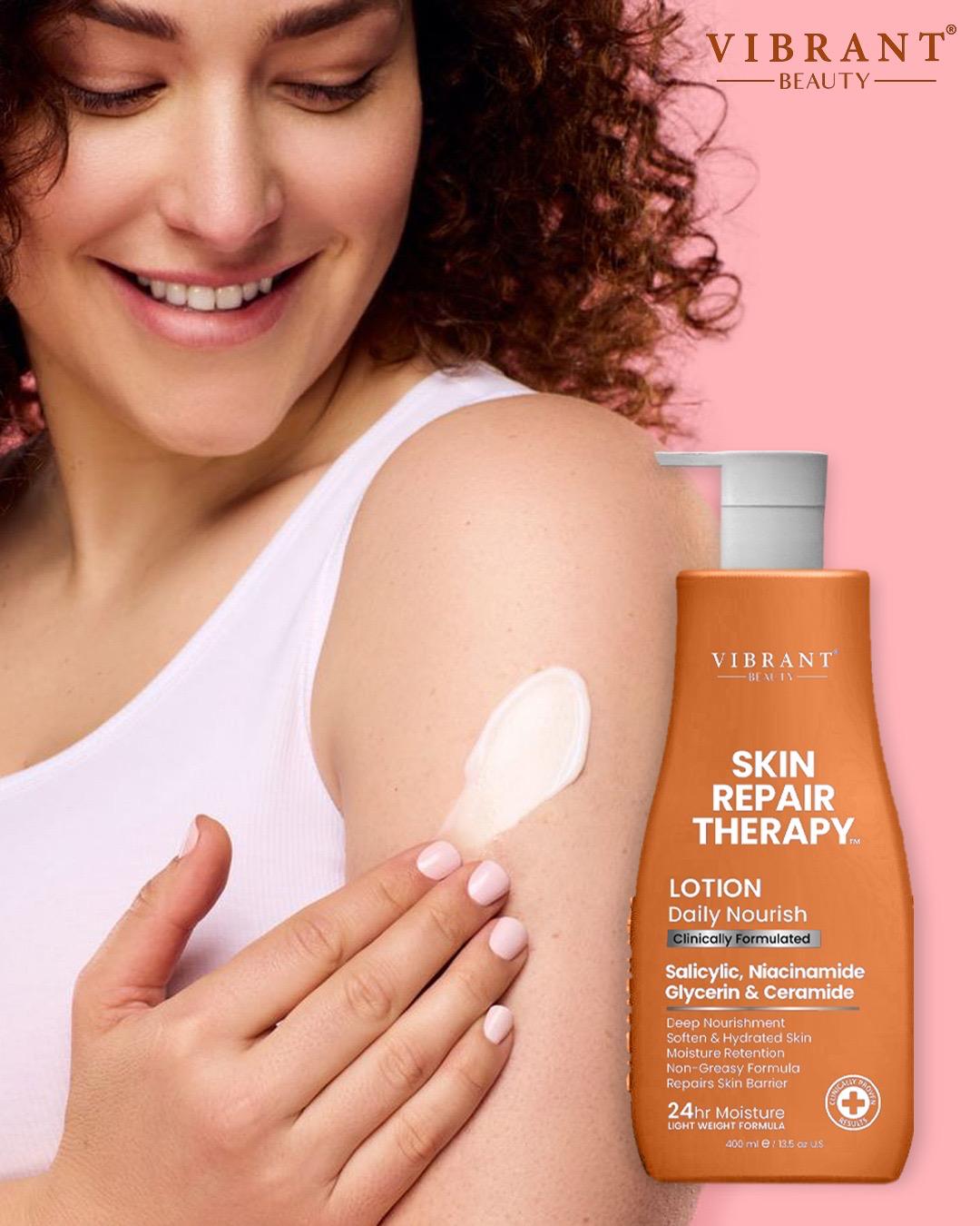 Vibrant moisturising lotion salicylic acid, niacinamide, Glycerin,ceramide