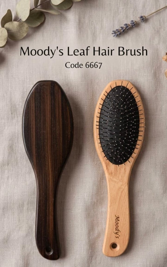 Moody's Moodys Leaf Hair brush product code 6667