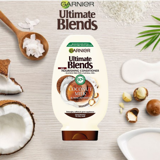 Garnier Ultimate Blends Coconut Milk macadamia Conditioner 400ml