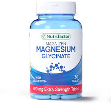 Nutrifactor Magnesium Glycinate 850mg extra strength 30 tablets