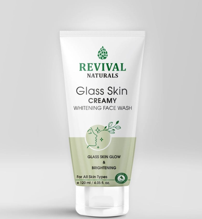 Revival Glass Skin Whitening Face Wash Creamy120ml