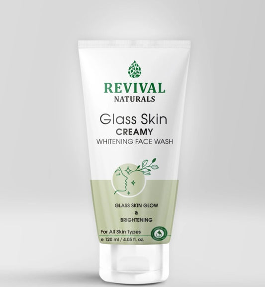 Revival Glass Skin Whitening Face Wash Creamy120ml