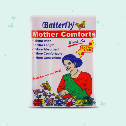 Butterfly Mother Comforts Stick On Extra Long 10 pcs