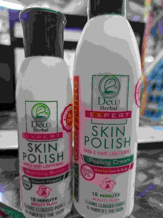 Dew Herbal Face Bleach powder+activator