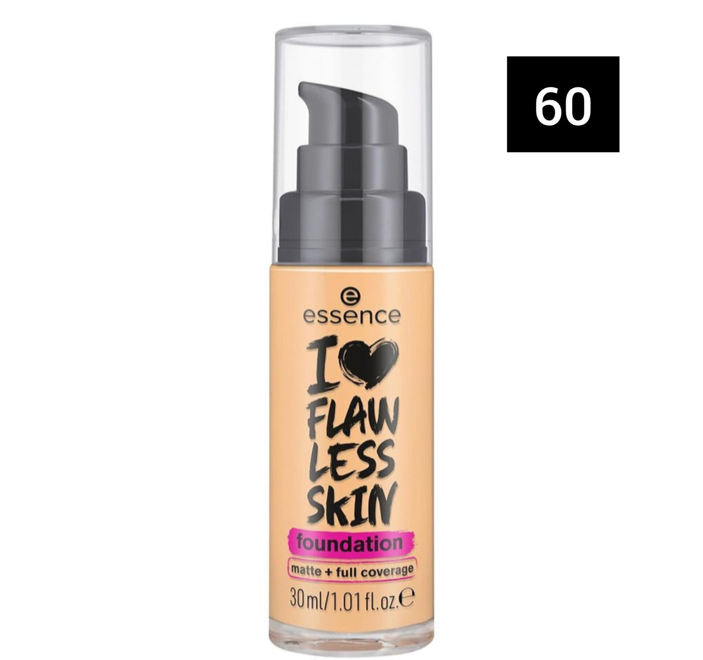 Essence i love flawless skin foundation matte+full coverage 30ml