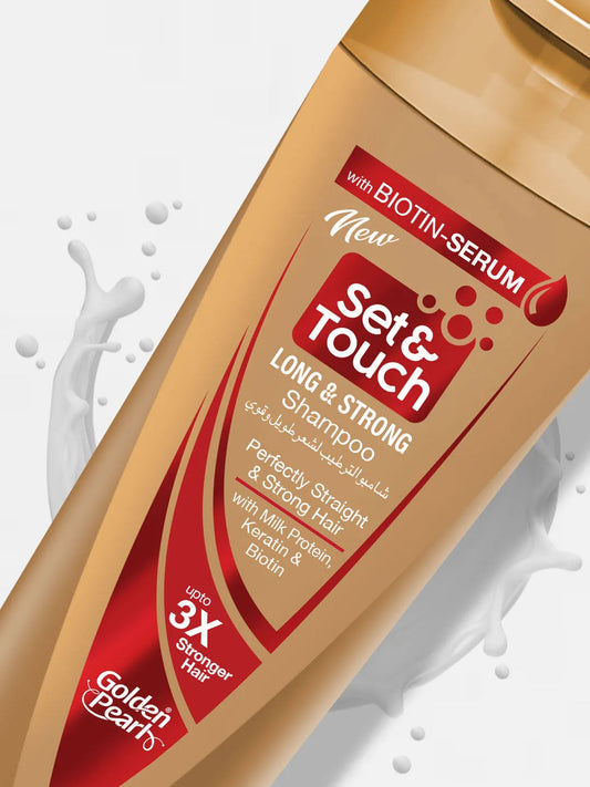 Golden Pearl Set and Touch Shampoo - Long and Strong Shampoo 360ml