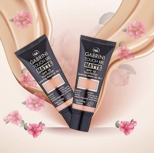 Gabrini Touch Me Matte Foundation with SPF 15