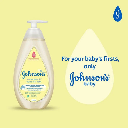 Johnsons top to toe baby bath hair & body 500ml