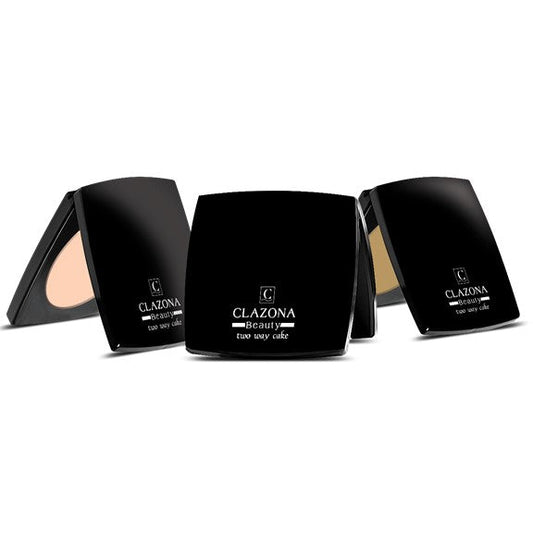 Clazona two way cake face powder