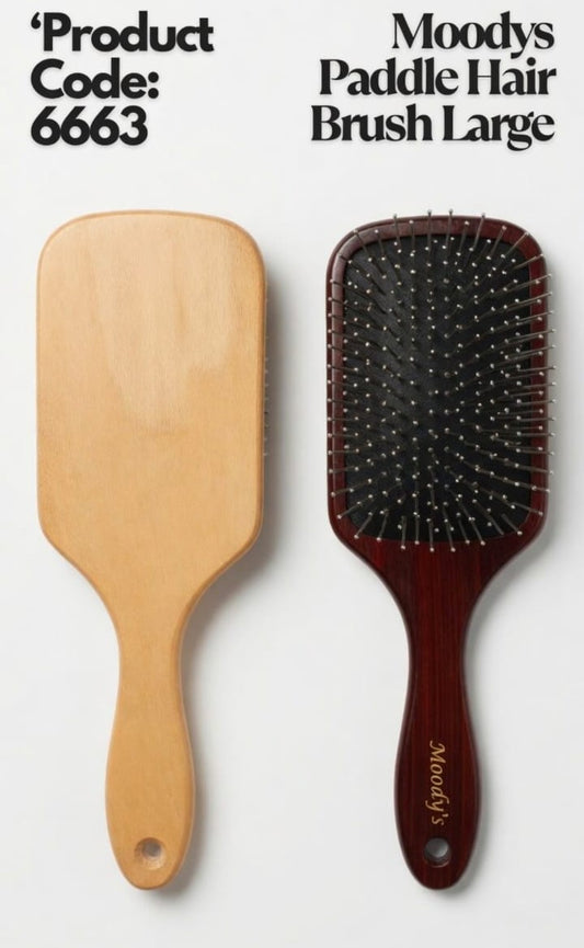 Moody's Moodys Paddle Hair brush Large product code 6663