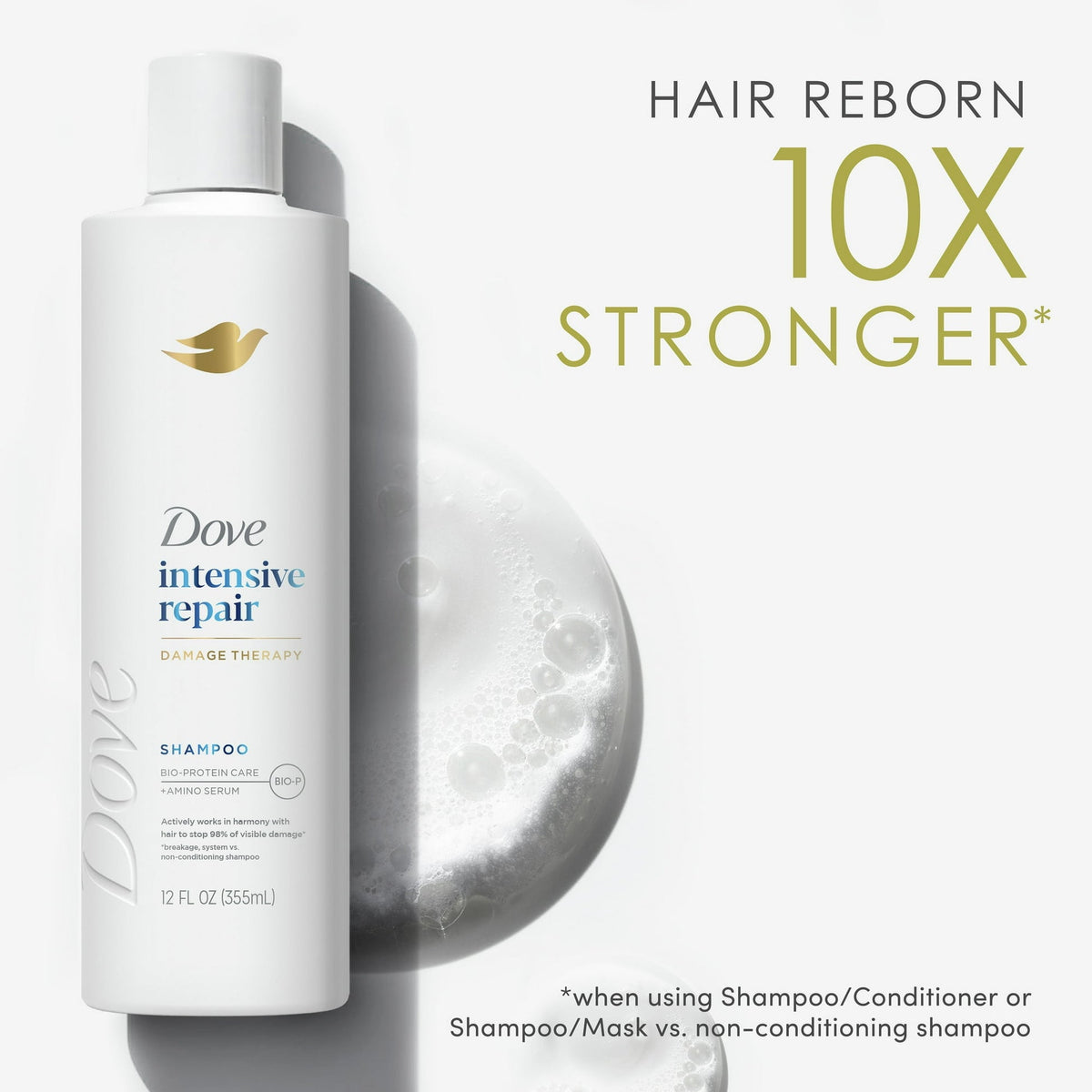 Dove amino intense repair shampoo damage expert 360ml made in Pakistan