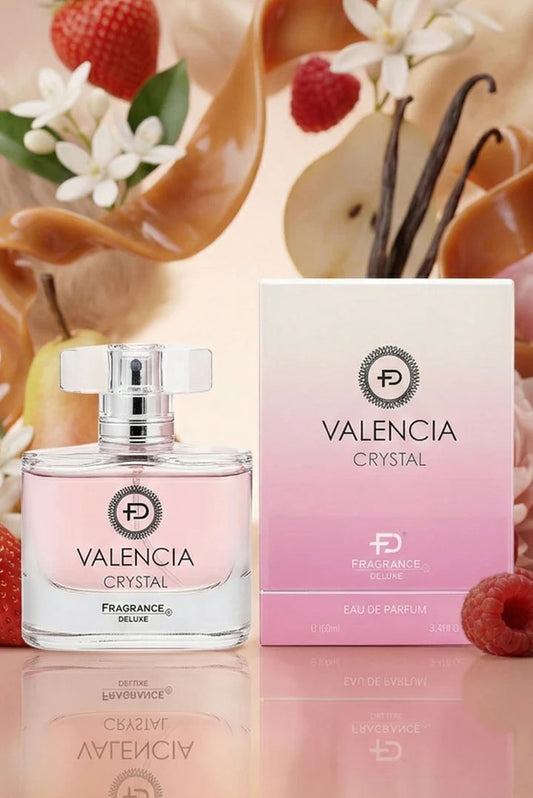 Valencia crystal perfume by fragrance deluxe 100ml eau de Perfume