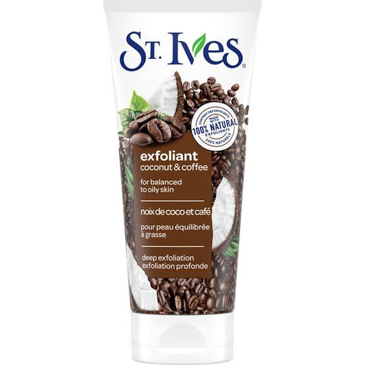 Stives exfoliant coconut & coffee scrub wash  170gm
