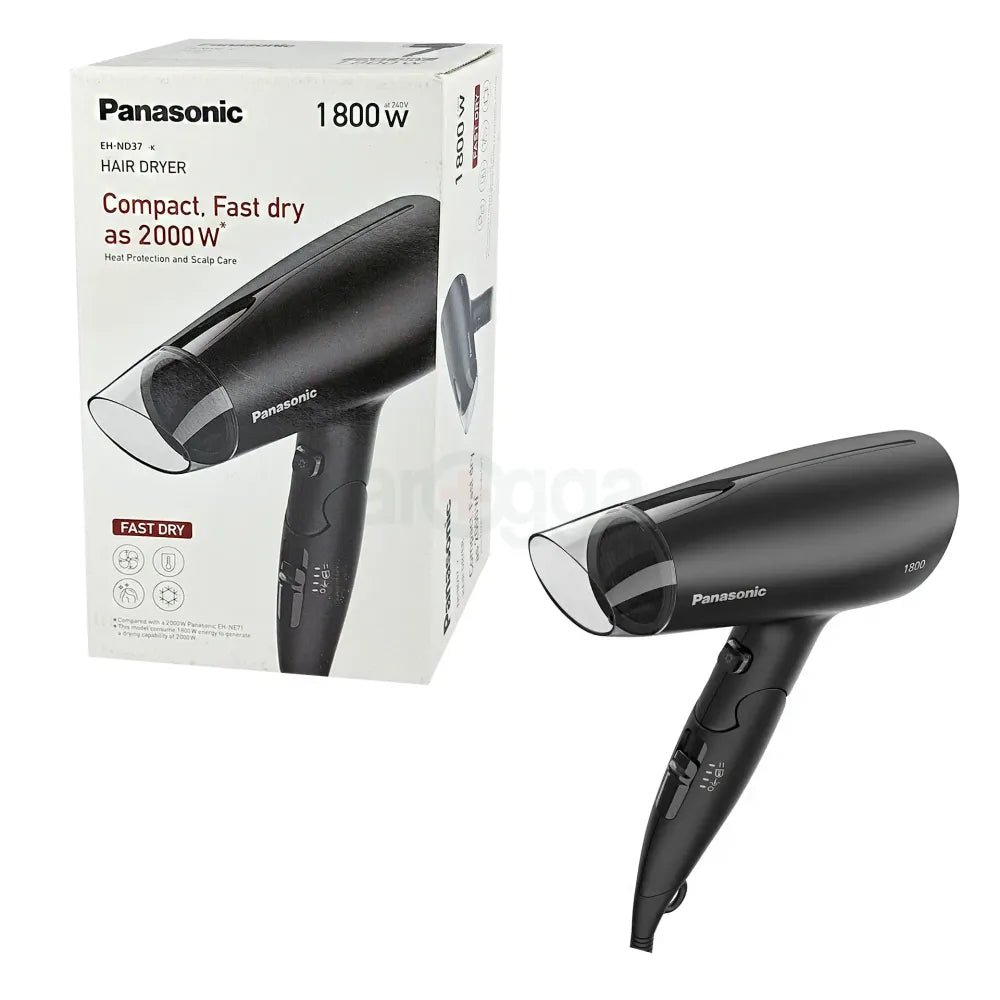Panasonic Dryer EH-ND37 1800W Compact Hair Dryer – Quick Drying with Advanced Heat Damage Care for Women