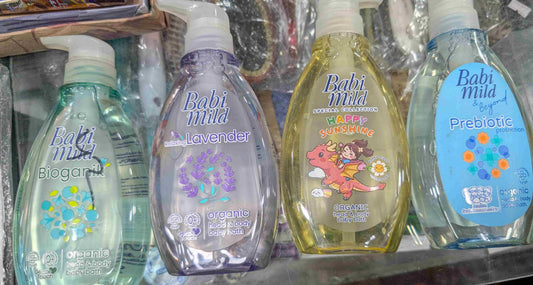Babi Mild head & body baby bath 380ml