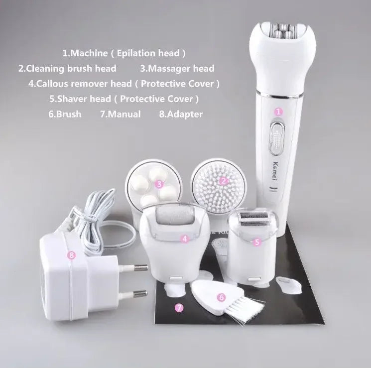 Kemei KM-2199 5 in 1 Shaver Epilator