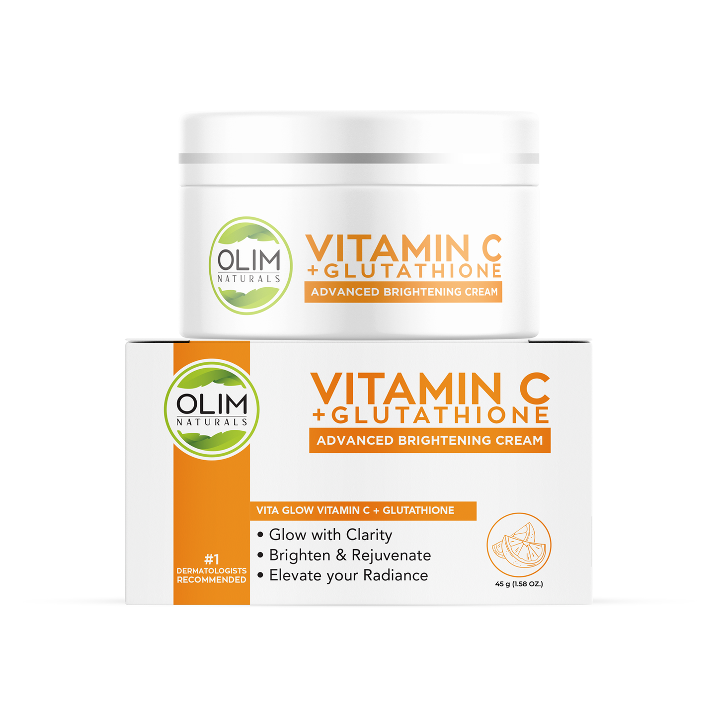 OLIM Vitamin C + Glutathione Brightening Cream 45gm