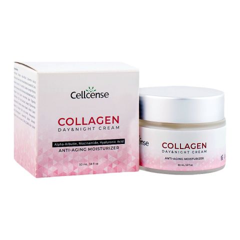 Cellcense Collagen Day & Night Cream, Niacinamide, Hyaluronic Acid, For All Types Of Skin, 50ml