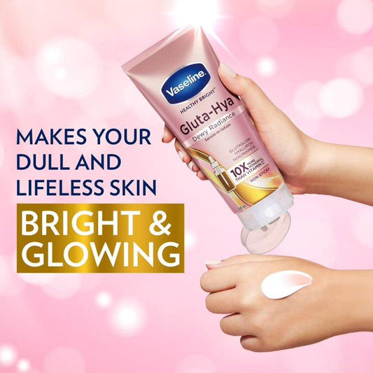 Vaseline healthy bright Gluta Hya dewy radiance serum burst lotion 300ml