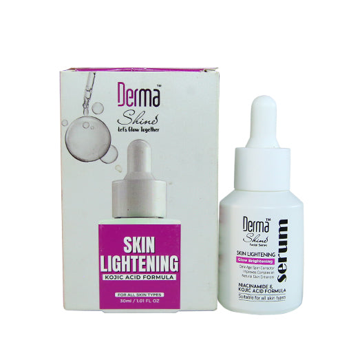 Derma Shine Skin Lightening Face Serum with Kojic Acid 30ml