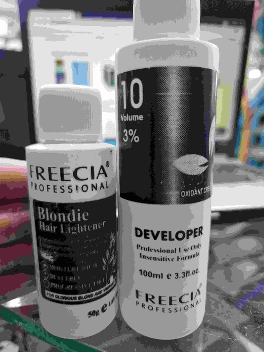 Freecia Face Bleach powder50gm,Activator100ml