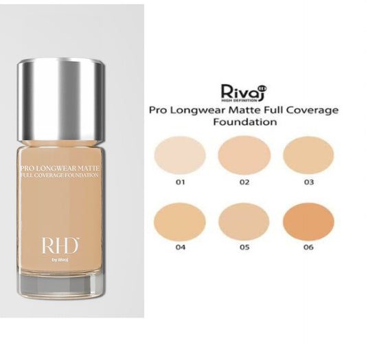Rivaj HD Pro Longwear Matte Full Coverage Foundation