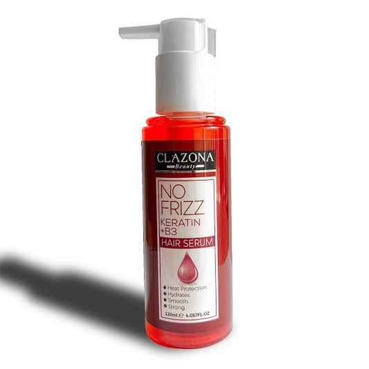 Clazona No Frizz Hair Serum Keratin B3 120ml