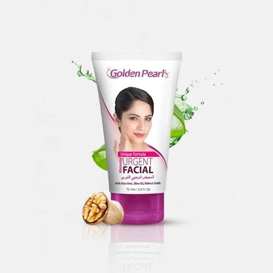 Golden Pearl Whitening Urgent Facial face wash 75ml