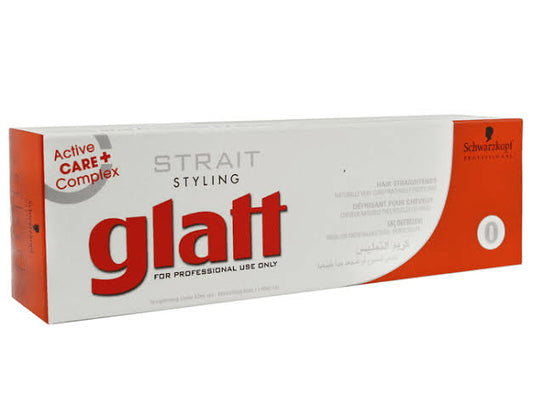 Schwarzkopf Glatt Straightening Cream 0 number Neutralisar 40ml×2, Straightening Cream 82ml