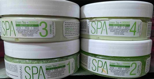Mozal Spa Mani Pedi kit 4 steps 200ml each jar quantity